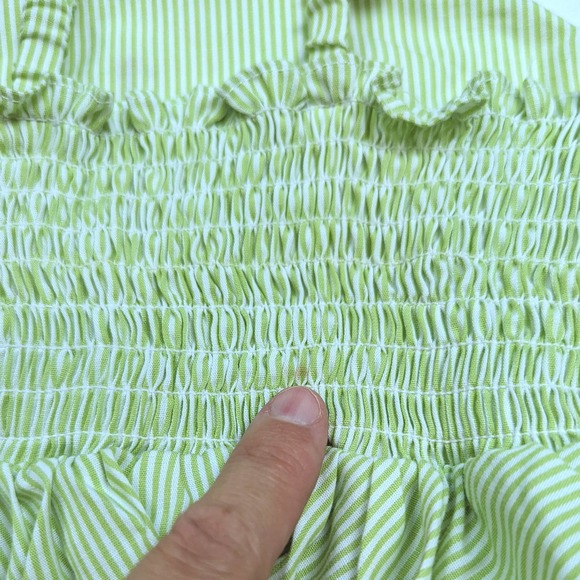 Silly Goose Seersucker Sunsuit Sz 2 - Picture 4 of 4